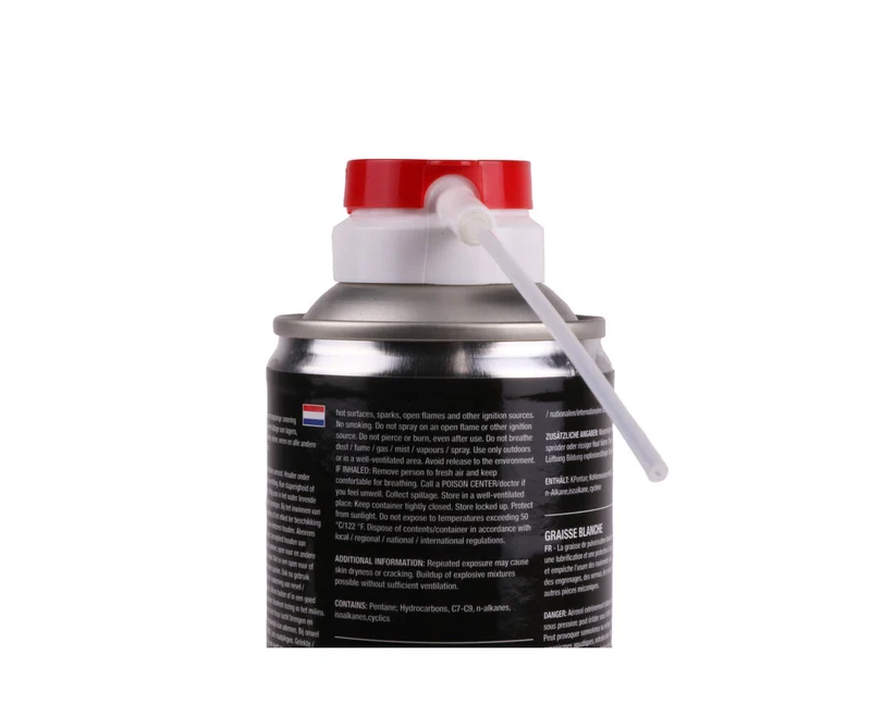 Weißes Sprühfett 300ml: Schützt Lager, Scharniere & Kabel
