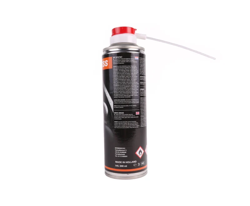 Weißes Sprühfett 300ml: Schützt Lager, Scharniere & Kabel