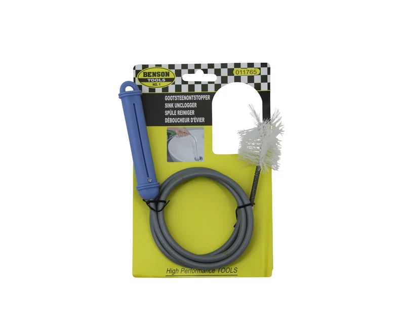 Abflussreiniger 100 cm, mit Korkenzieherspitze, flexible Reinigung