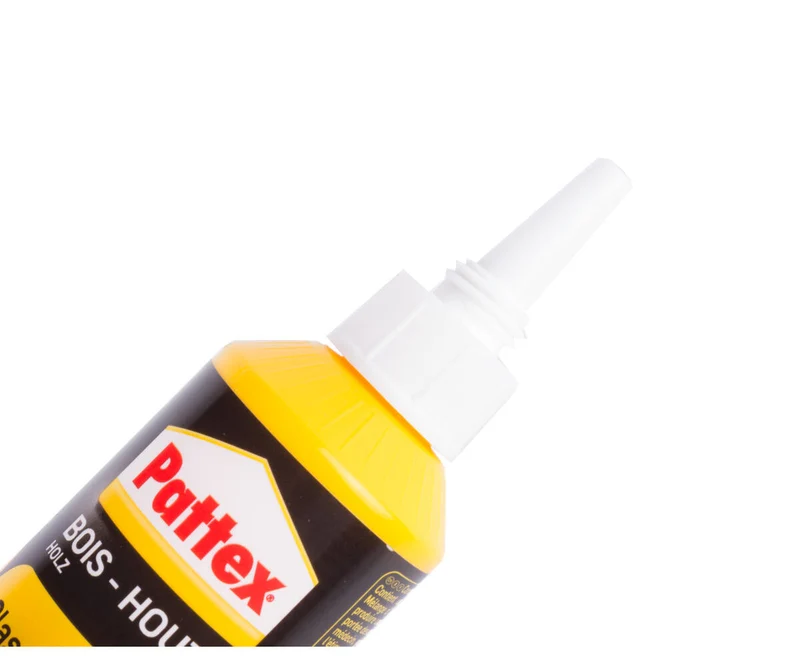 Pattex Holzleim 75g, schnelle Trocknungszeit, ideal für Holzverbindungen.