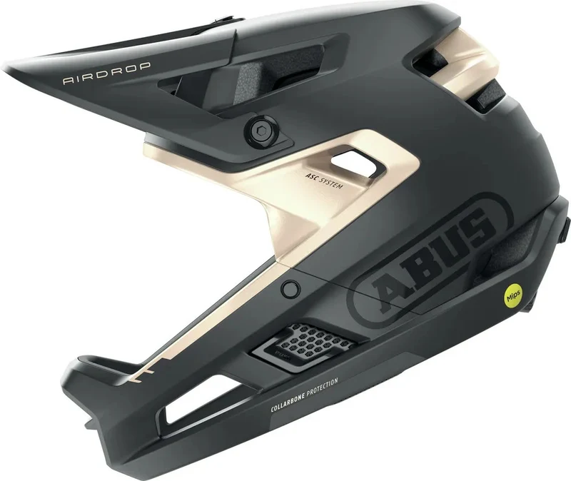 Abus Airdrop Mips MTB-Helm Black Gold