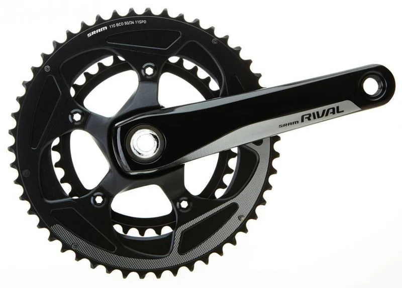 SRAM Kurbelsatz Rival 22 172,5 mm GXP 52-36T - effizienter Antrieb für Rennrad-Performance