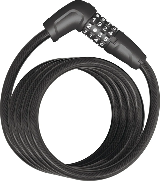 Abus Kabel-/Zahlenschloss Tresor 6512C/180 Schwarz