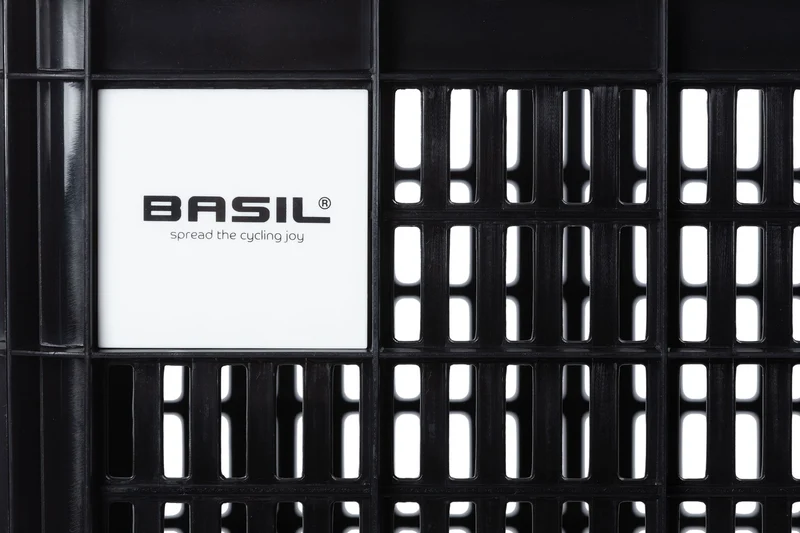 Basil Crate L MIK 2.0 Kunststoff-Fahrradkasten schwarz 40 L
