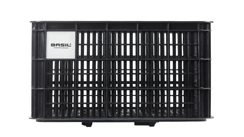 Basil Crate L MIK 2.0 Kunststoff-Fahrradkasten schwarz 40 L