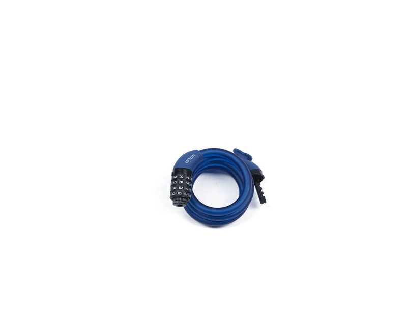 Xolid 12x1200mm Kabel-Zahlenschloss Marineblau – Fahrräder sichern