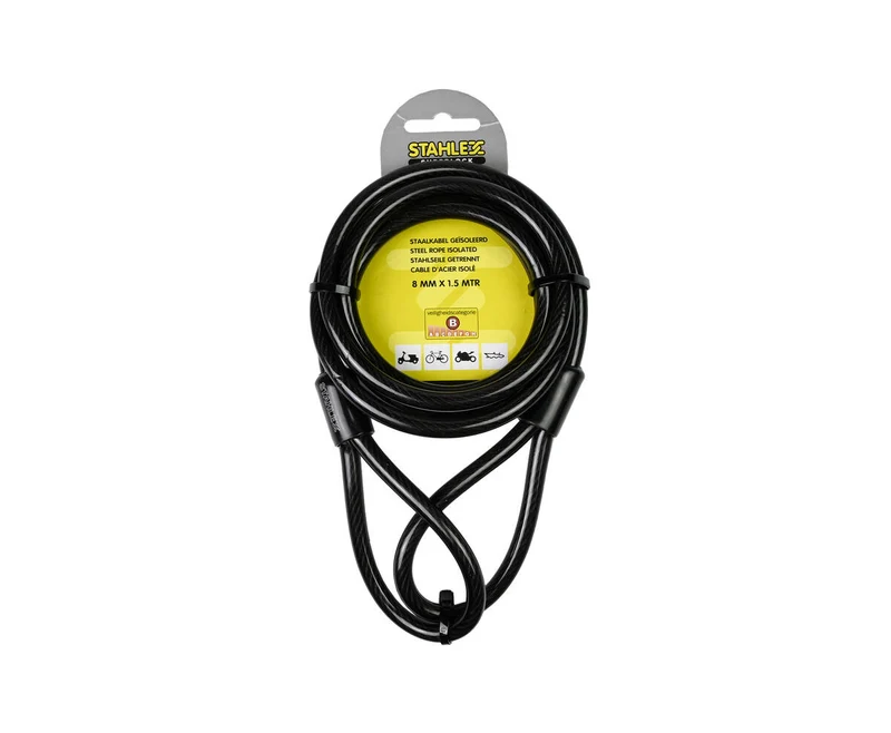 Isoliertes Stahlseil 8 mm x 1,5 m für Bau und Industrie