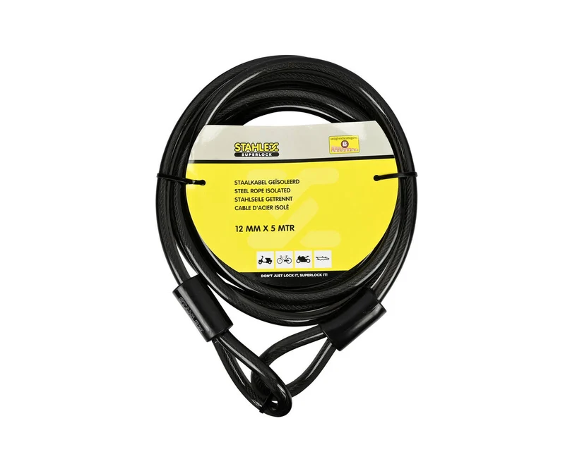 Isoliertes Stahlseil 12 mm x 5 m für schwere Hebeanwendungen