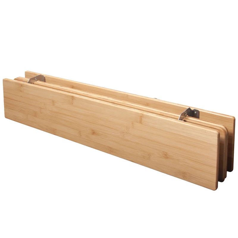 ViaMondo Premium Campingtisch Boa II 80x60cm Bambustisch Klapptisch Camping
