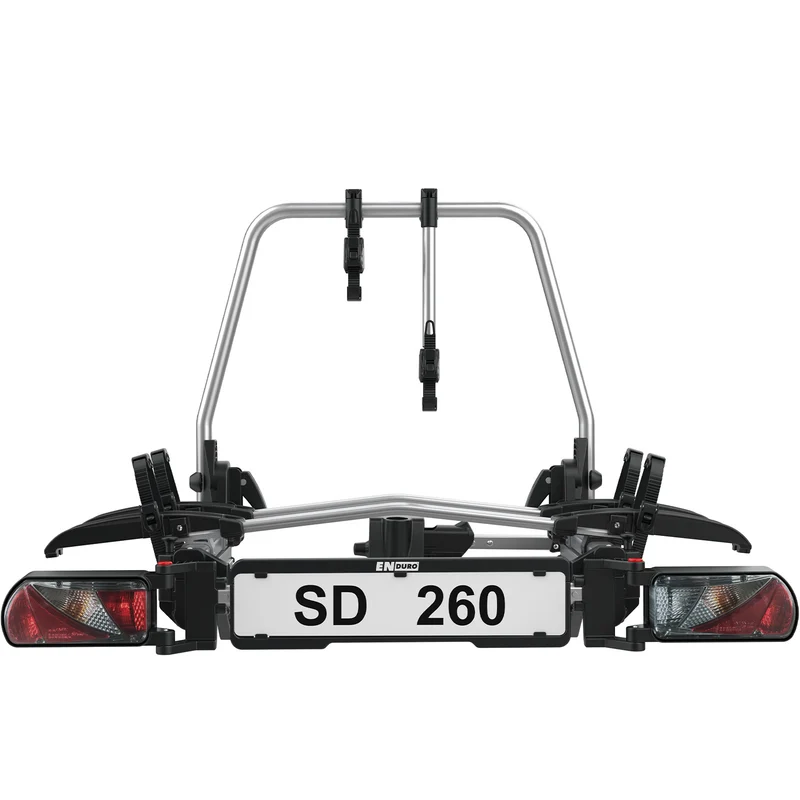 Enduro Fahrradträger SD260 für Flügeltür Kupplungsträger, Bus Camper Wohnmobil
