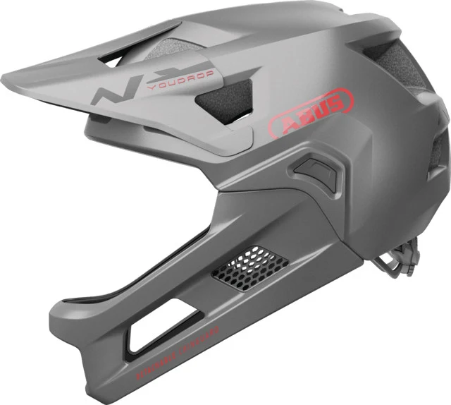 Abus Youdrop FF Kinderhelm Ti Silver