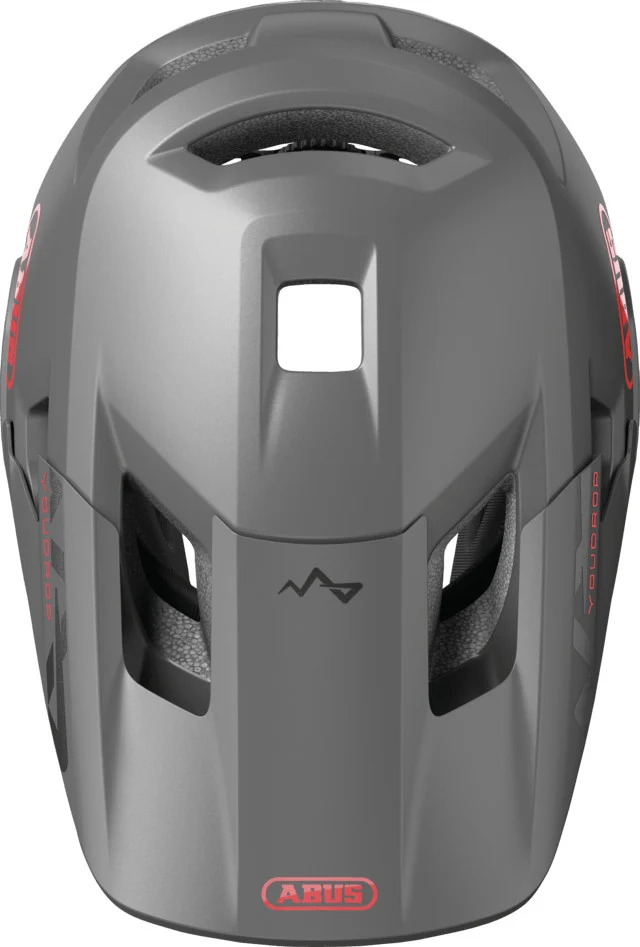 Abus Youdrop FF Kinderhelm Ti Silver