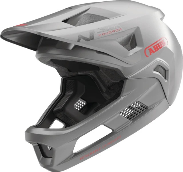 Abus Youdrop FF Kinderhelm Ti Silver