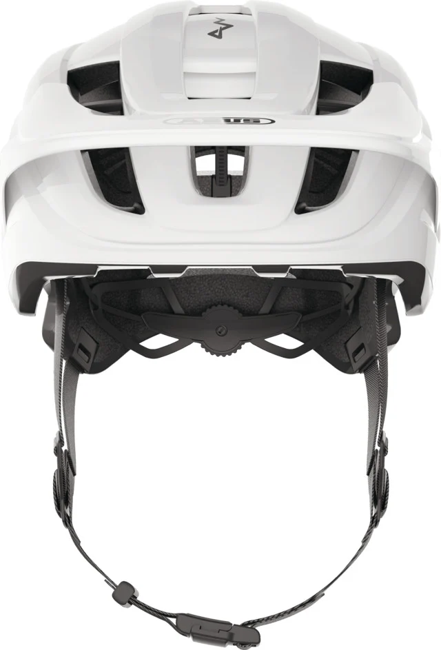 Abus Cliffhanger Mips MTB-Helm Shiny White