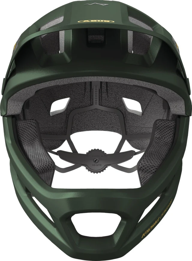 Abus Youdrop FF Kinderhelm Moss Green