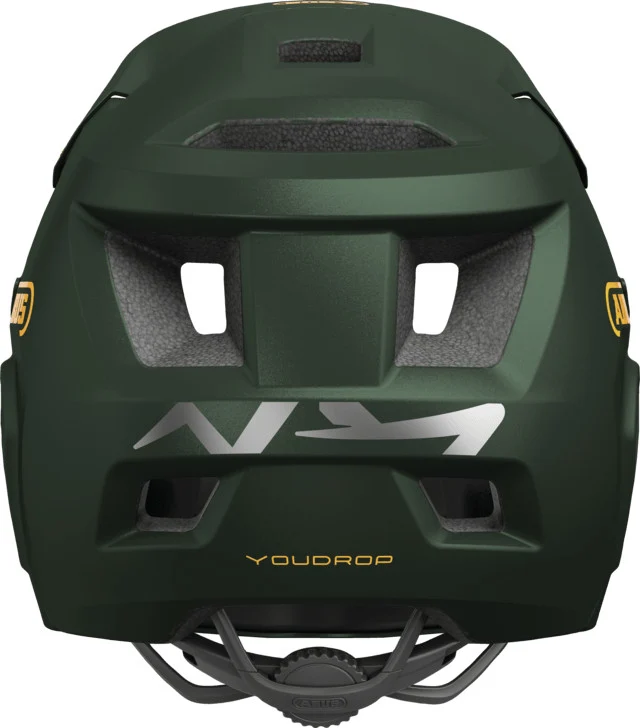 Abus Youdrop FF Kinderhelm Moss Green