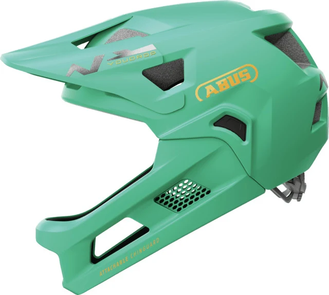 Abus Youdrop FF Kinderhelm Sage Green