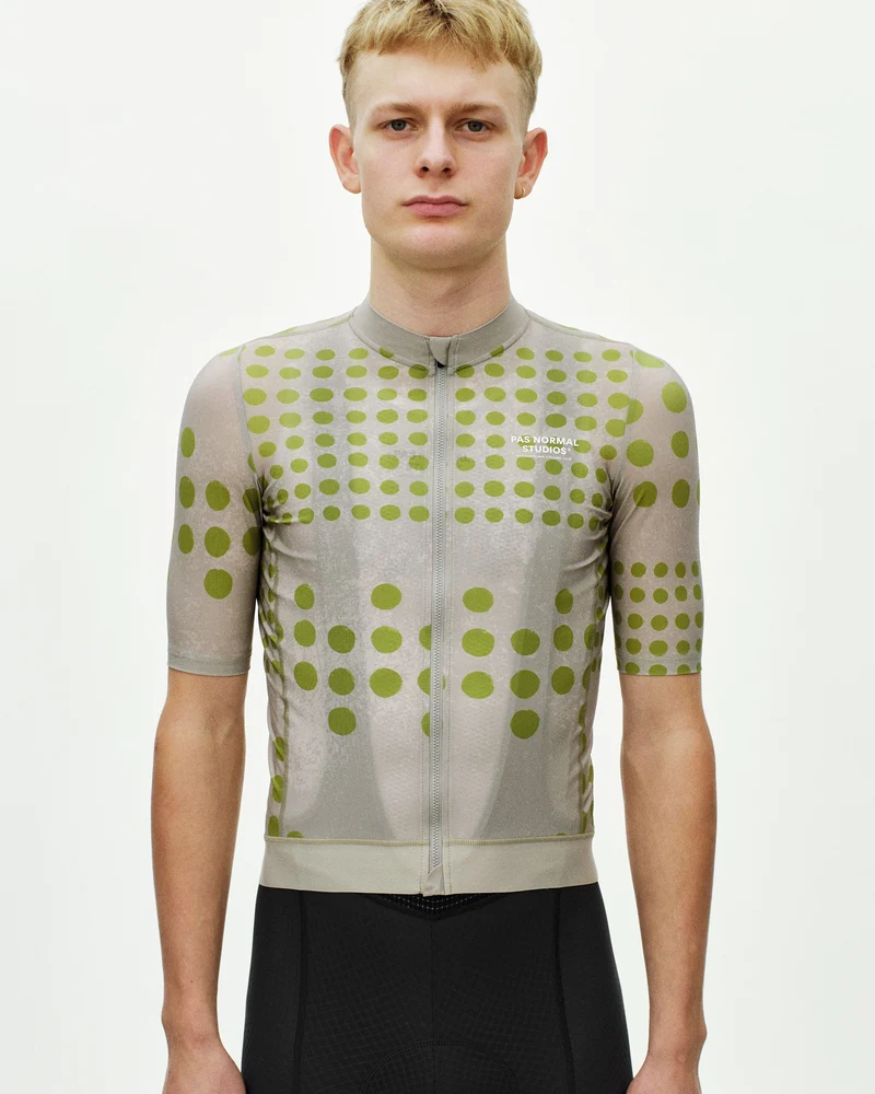 Pas Normal Studios Essential Kurzarm Trikot Herren Punkt Bone