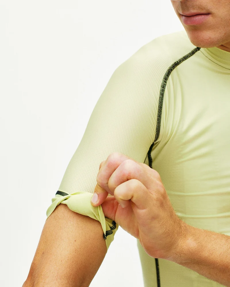 Pas Normal Studios Mechanism Kurzarm Trikot Herren Verblasstes Lime
