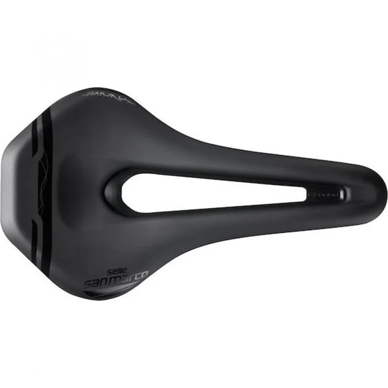 Selle San Marco Sattel Ground Dynamic 140 x 255 mm Schwarz - komfortabler MTB- und Gravel-Sattel