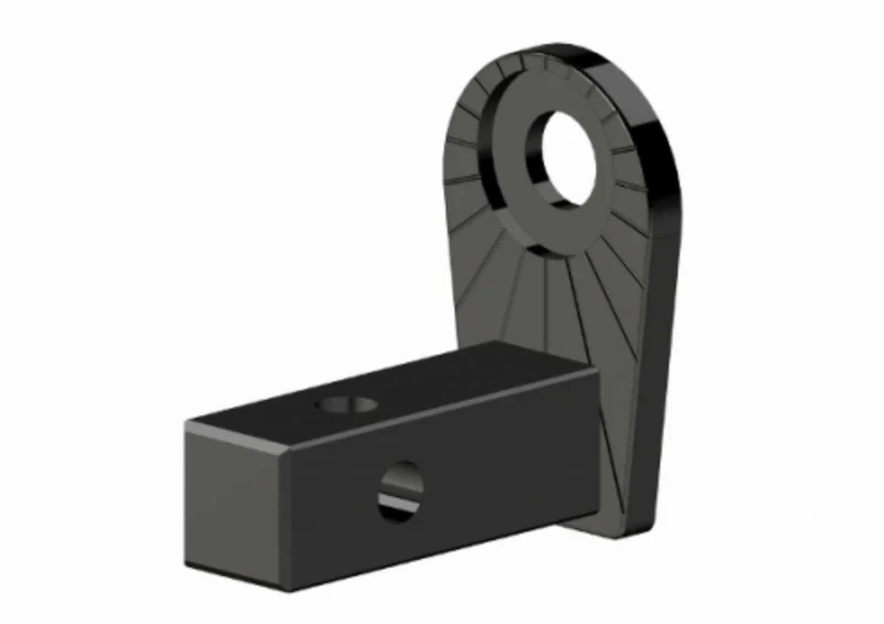 Croozer Achskupplung Universal Vierkant black