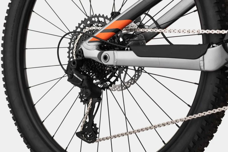 Cannondale Moterra Neo 4 630 Wh E-Bike Fully 29" gray with impact orange