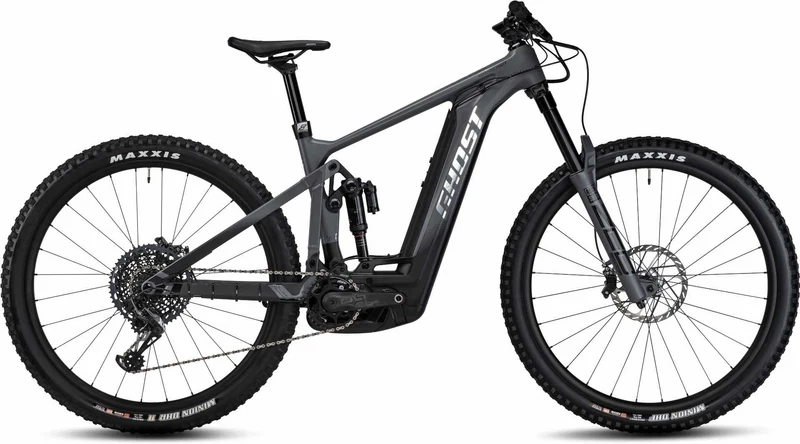Ghost E-Riot AM CF Full Party 750 Wh E-Bike Fully black/grey matt