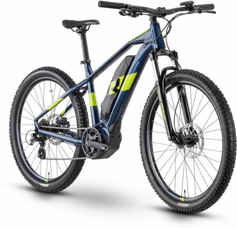 Raymon HardRay E 1.0 400 Wh E-Bike Hardtail Diamant 27,5" dark blue/lime