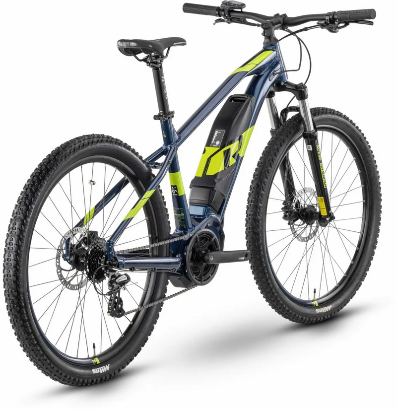 Raymon HardRay E 1.0 400 Wh E-Bike Hardtail Diamant 27,5" dark blue/lime