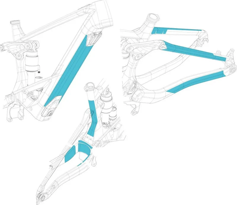 Orbea Kit Transparent Protection Wild 23 Matte