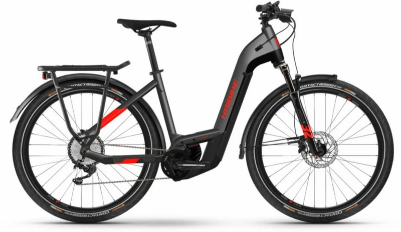 Haibike Trekking 9 625 Wh E-Bike Wave 27,5" anthracite/red