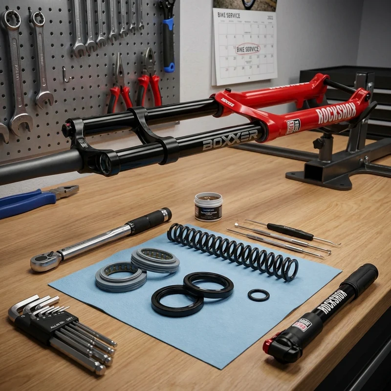 RockShox Federgabel Service-Kit Boxxer RC AM 2012 (2012-2016) Gabel Service-Kit Basic