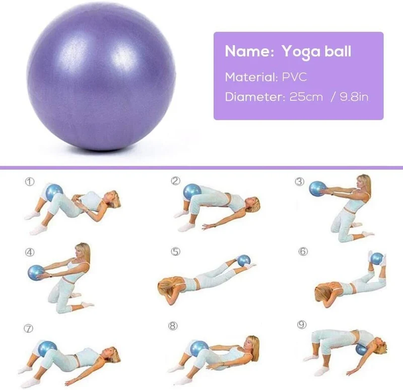Irfora Yoga Starter Sets 5-TLGBall Blöcke Stretching Strap Resistance Loop Band