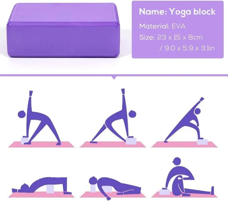 Irfora Yoga Starter Sets 5-TLGBall Blöcke Stretching Strap Resistance Loop Band