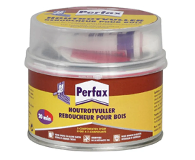Perfax Holzreparaturspachtel 500g - Repariert Holzfäule, trocknet in 2 Stunden