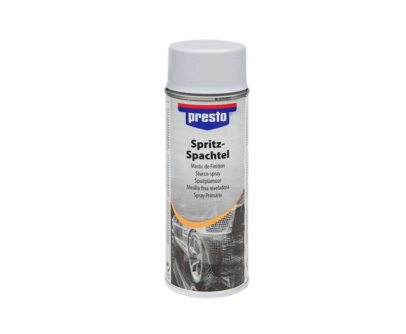 Presto Sprühspachtel 400ml – Glattes Finish, perfekt für Metall und Holz.