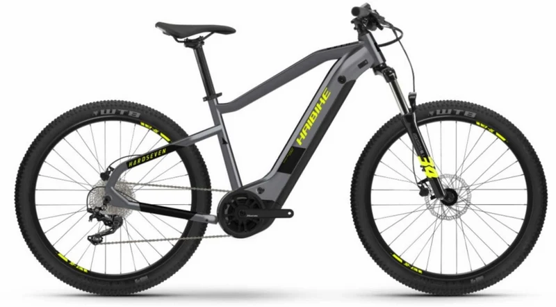 Haibike HardSeven 6 630 Wh E-Bike Hardtail Diamant 27,5" cool grey/black