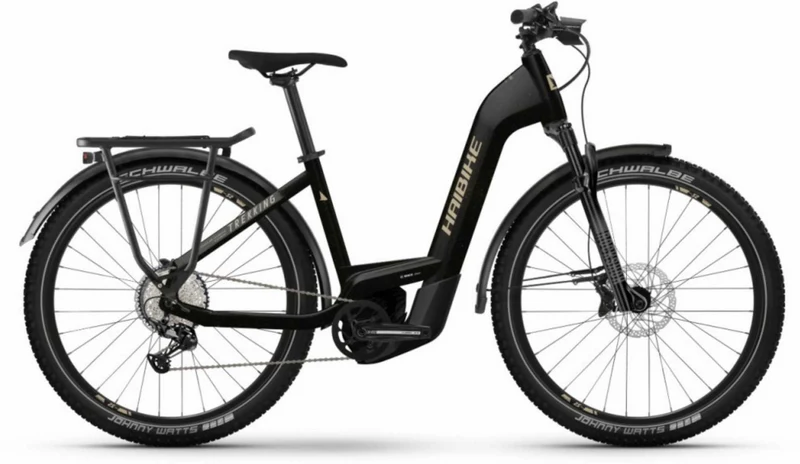 Haibike Trekking 11 750 Wh E-Bike Wave 27,5" gloss black metal tan