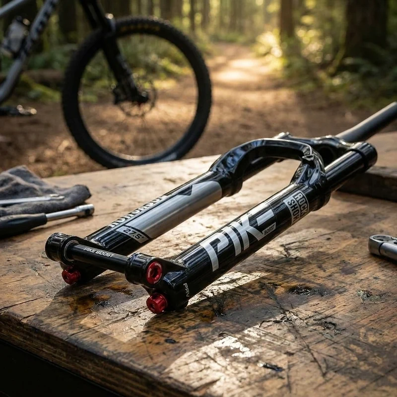 RockShox LowerLeg 27.5 Zoll 15x110 Boost Pike Gloss Black mit PRV Ventilen 2023+