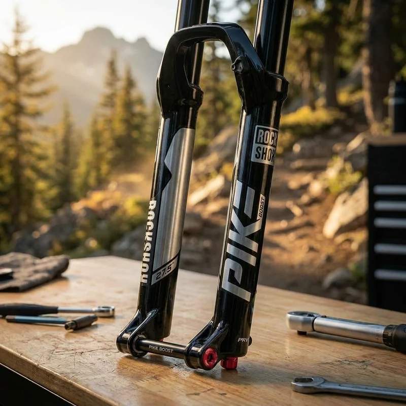 RockShox LowerLeg 27.5 Zoll 15x110 Boost Pike Gloss Black mit PRV Ventilen 2023+