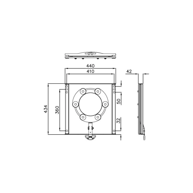 Drehkonsole passend f. Fiat Ducato ab 2006 Fahrer- oder Beifahrerseite X250-X290