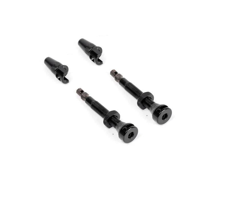 Orbea Kit OQUO 44mm Valve Caps Core Tool Black