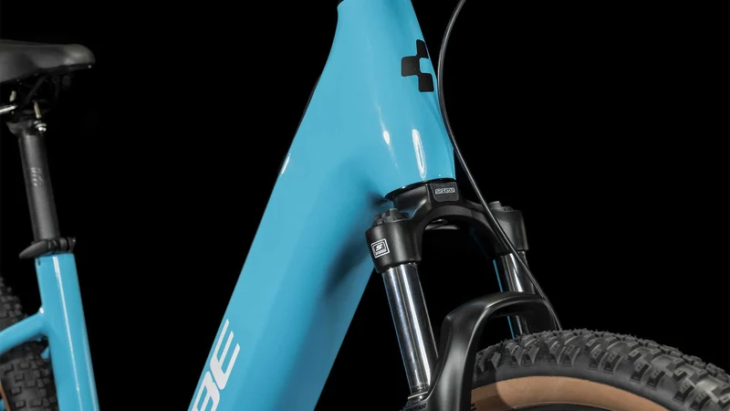 Cube Reaction Hybrid ONE 500 Wh E-Bike Easy Entry 27,5" skyblue´n´white