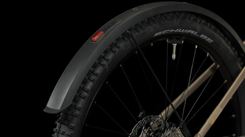 Cube Reaction Hybrid Performance Allroad 500 Wh E-Bike Hardtail Trapeze metallicbrown´n´orange