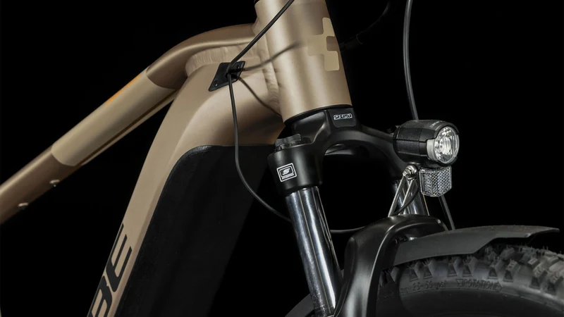 Cube Reaction Hybrid Performance Allroad 500 Wh E-Bike Hardtail Trapeze metallicbrown´n´orange
