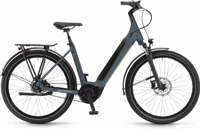Winora Sinus R8Ef 500 Wh E-Bike Wave 27,5" greyblue matt