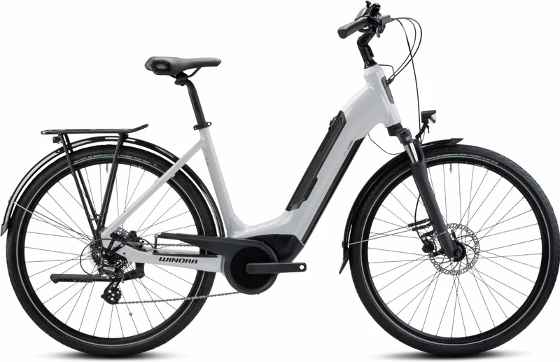 Winora Tria 7 eco 400 Wh E-Bike Wave 28" smoke gloss