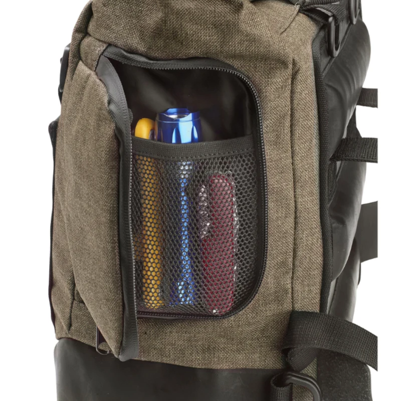 Seitentaschen Paar Kappa RB100 Rambler, Motorrad Satteltaschen Olivgrün, 28L