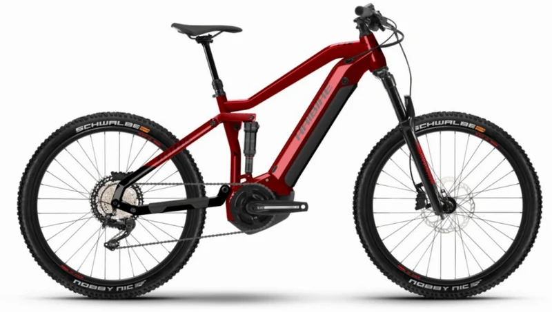 Haibike AllTrail 5 630 Wh E-Bike Fully 27,5" gloss dyn red black ink