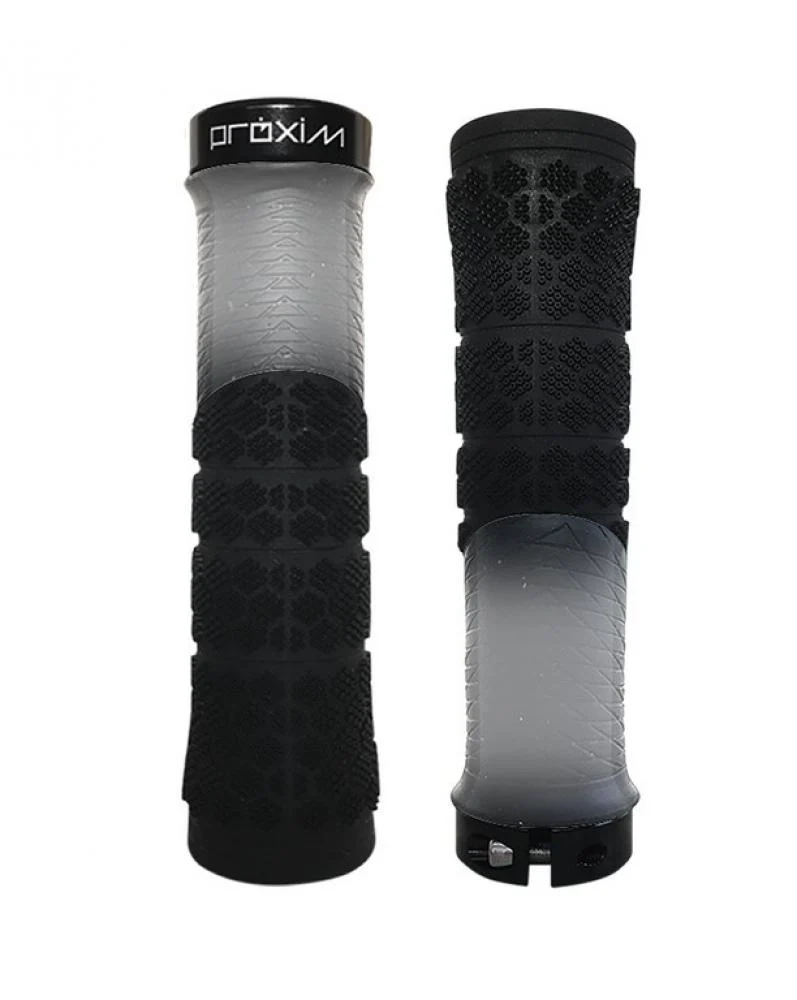 Prologo Proxim X-Shred Lenkergriffe 135 mm Schwarz/Gummifarbe - Ergonomische Offroad-Griffe